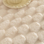 Bunny Soft: Microfiber Sofa Throw with Tufted Bubble Texture & Cozy Quality – for Living Room & Couch