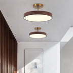 KansoPure: Japanese LED Ceiling Light with Wooden Frame & Simple Design – Decorative for Living Room & Hallway