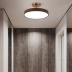 KansoPure: Japanese LED Ceiling Light with Wooden Frame & Simple Design – Decorative for Living Room & Hallway