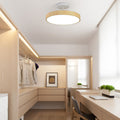 KansoPure: Japanese LED Ceiling Light with Wooden Frame & Simple Design – Decorative for Living Room & Hallway