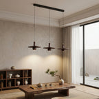 Wood Disc Down-Light Pendant Lamp