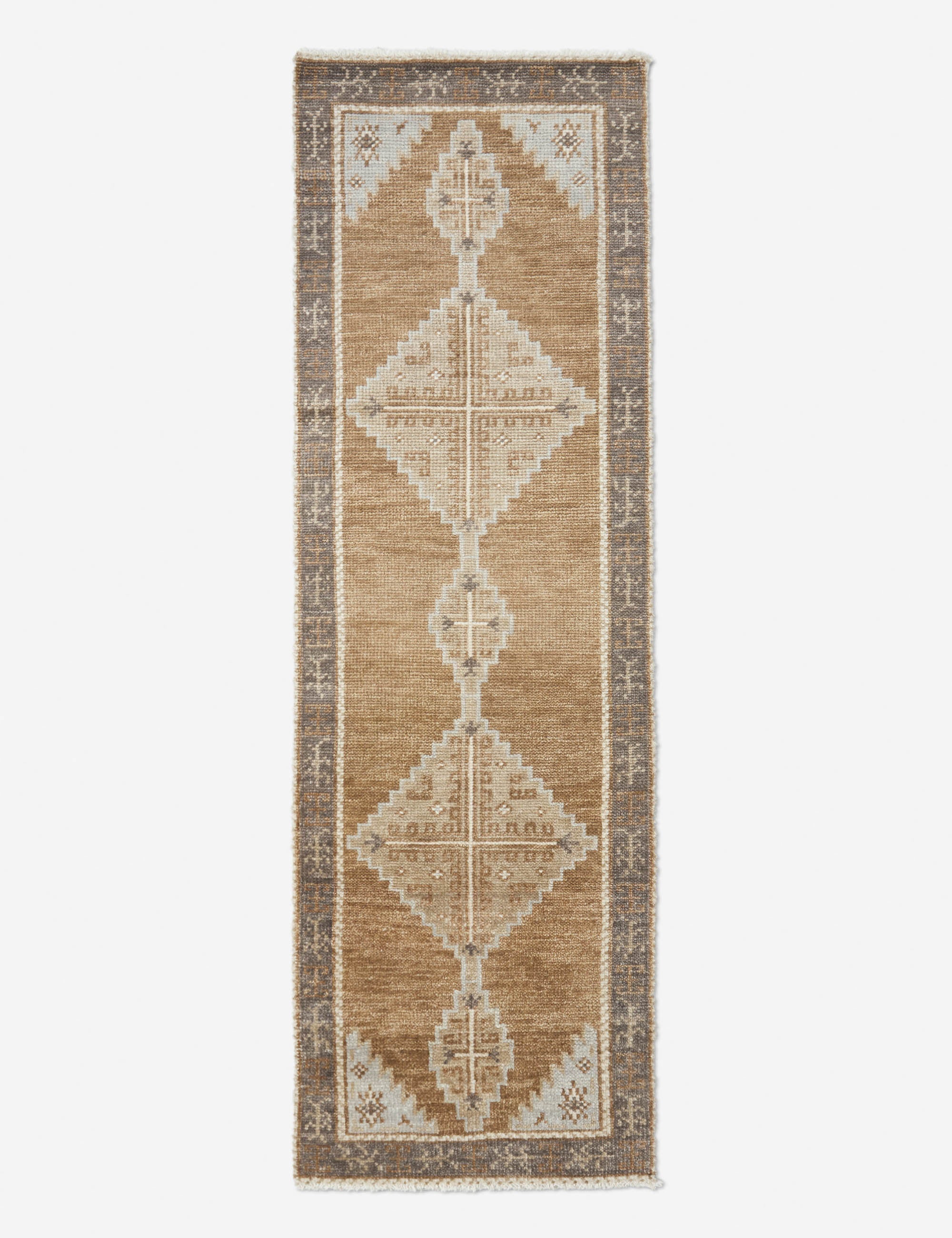 Kairo Wool Rug | Hand-Knotted, Low-Pile Geometric Design
