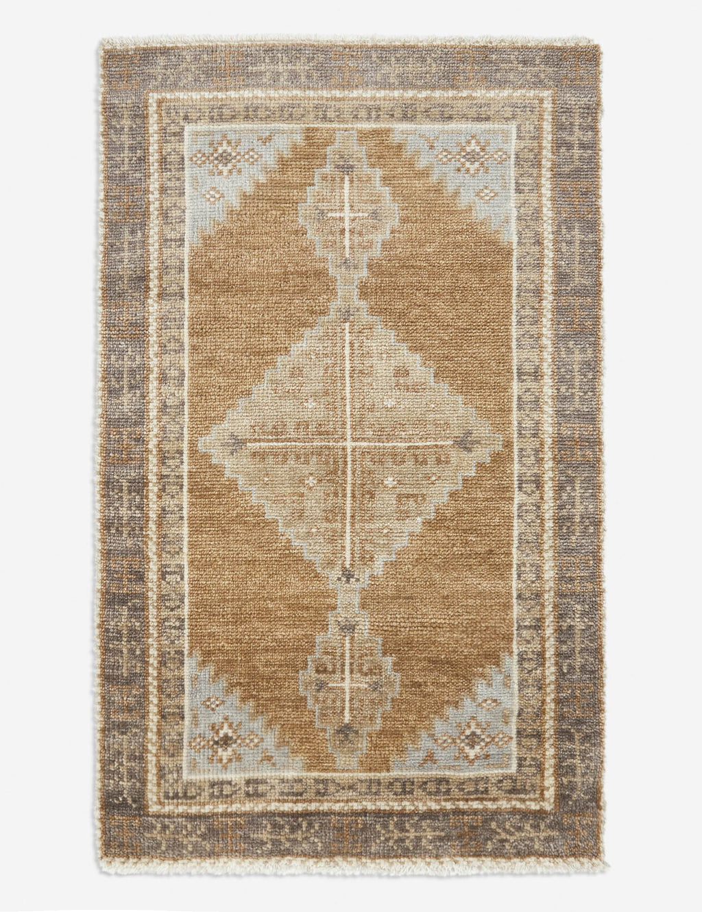 Kairo Wool Rug | Hand-Knotted, Low-Pile Geometric Design