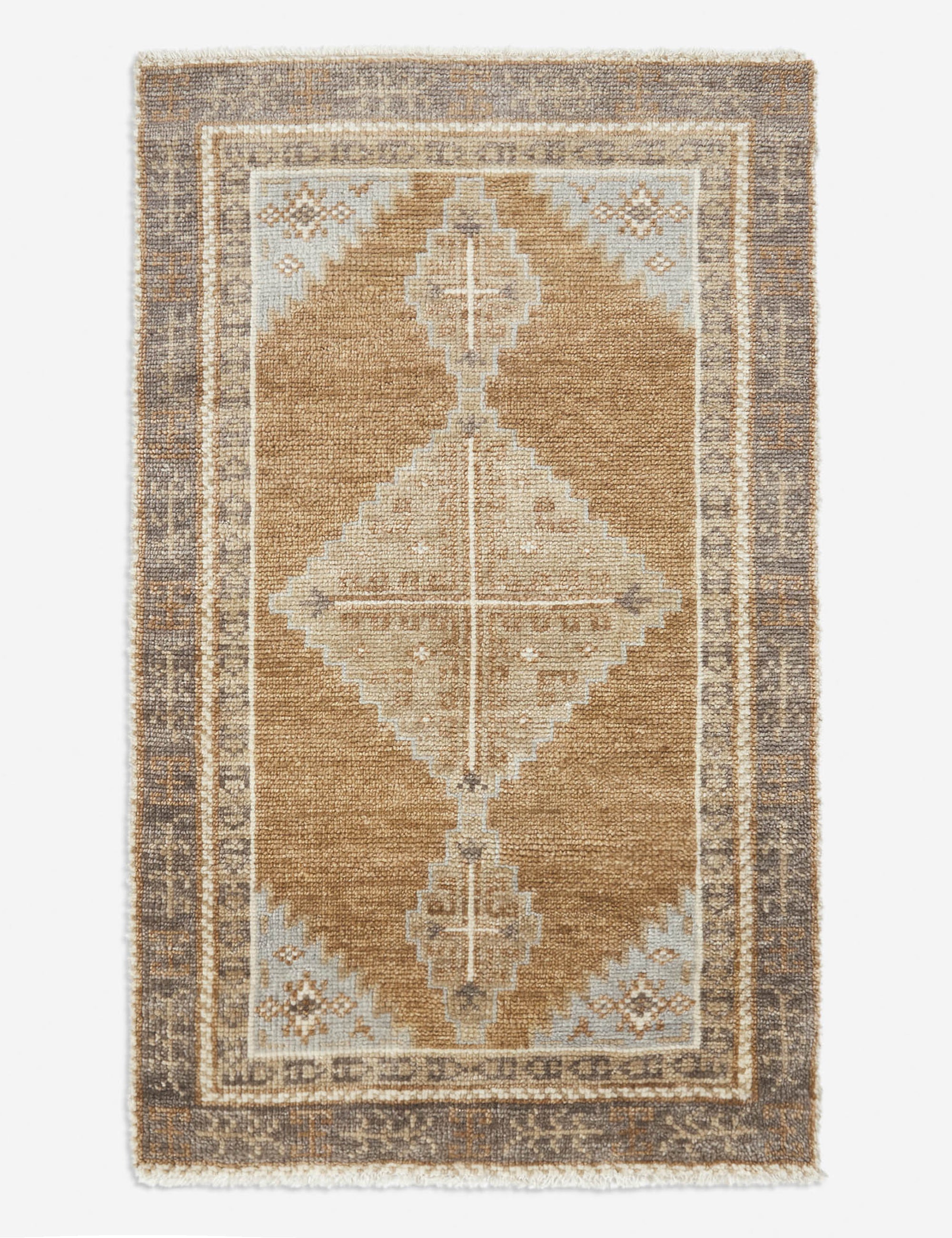 Kairo Wool Rug | Hand-Knotted, Low-Pile Geometric Design