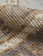 Kairo Wool Rug | Hand-Knotted, Low-Pile Geometric Design