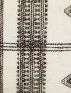 Kavi Throw Pillow | Hand Loomed Desi Wool, Geometric Patterns