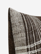 Kavi Throw Pillow | Hand Loomed Desi Wool, Geometric Patterns