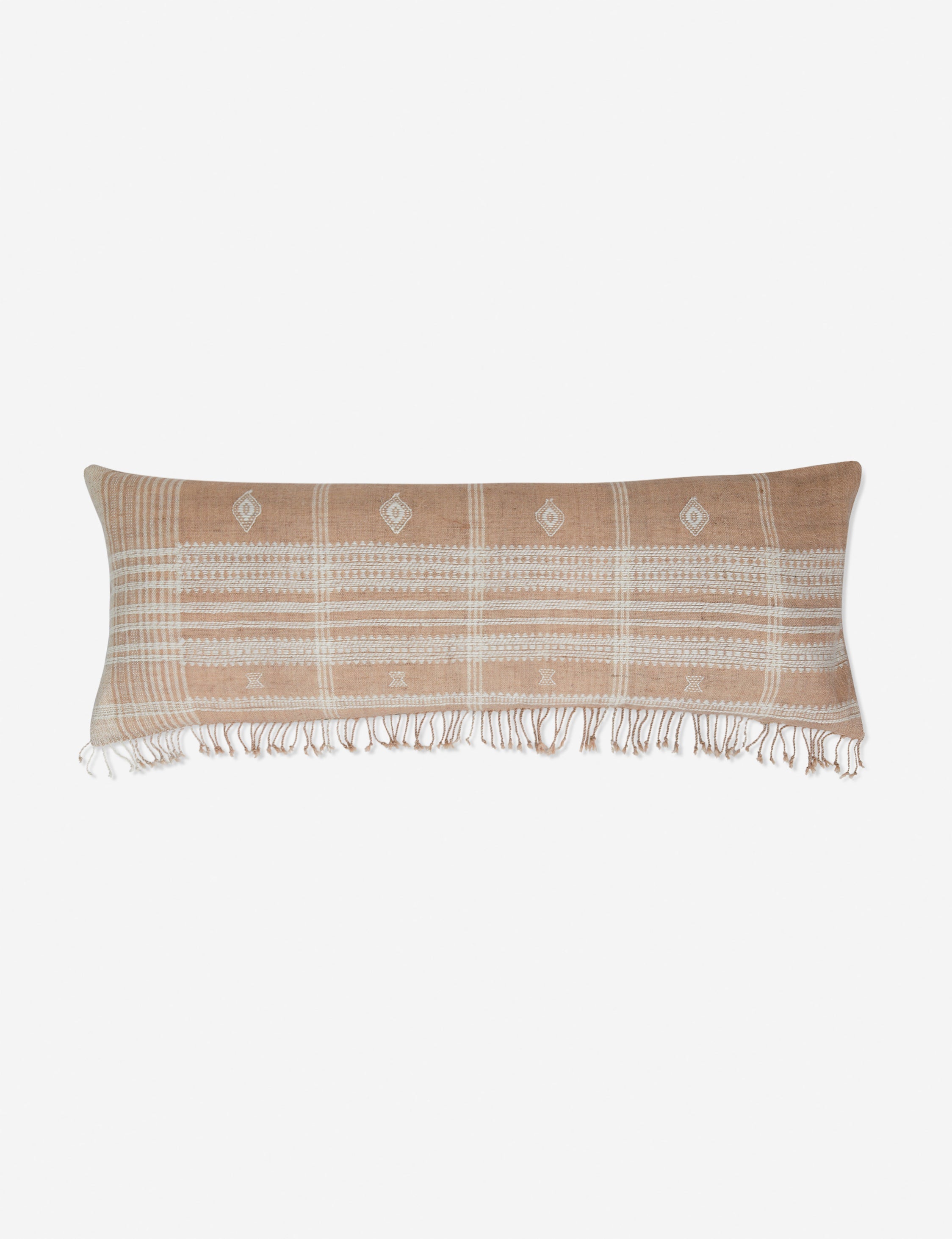 Kavi Throw Pillow | Hand Loomed Desi Wool, Geometric Patterns