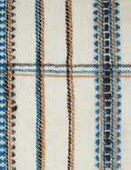 Kavi Throw Pillow | Hand Loomed Desi Wool, Geometric Patterns