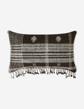 Kavi Throw Pillow | Hand Loomed Desi Wool, Geometric Patterns