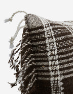 Kavi Throw Pillow | Hand Loomed Desi Wool, Geometric Patterns