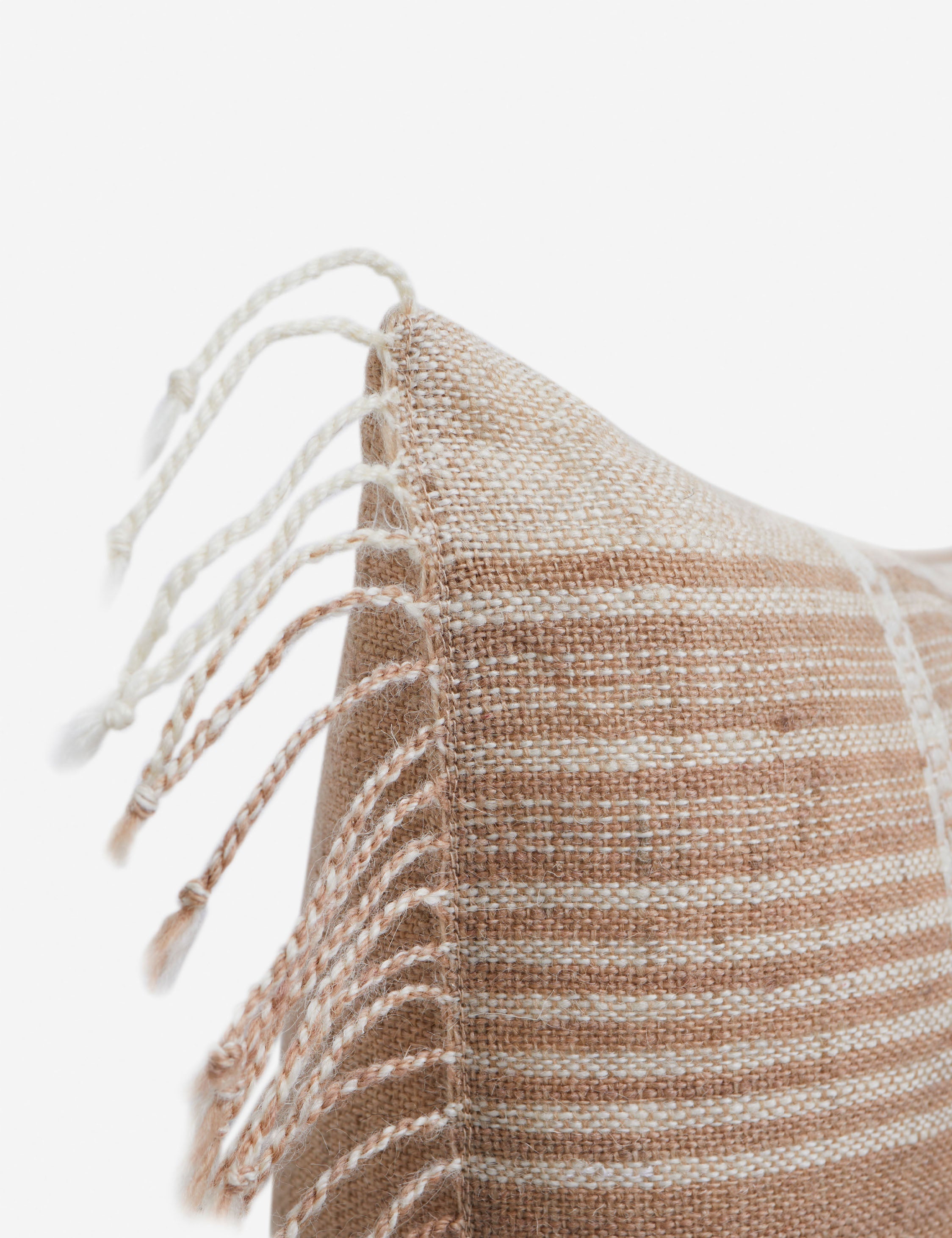 Kavi Throw Pillow | Hand Loomed Desi Wool, Geometric Patterns