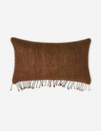 Kavi Throw Pillow | Hand Loomed Desi Wool, Geometric Patterns