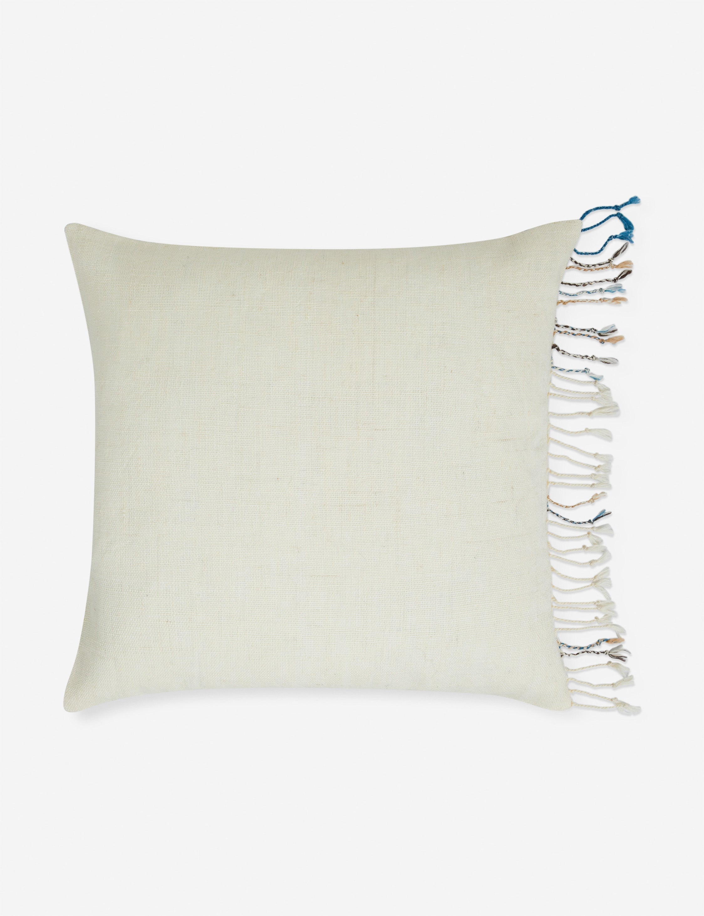 Kavi Throw Pillow | Hand Loomed Desi Wool, Geometric Patterns