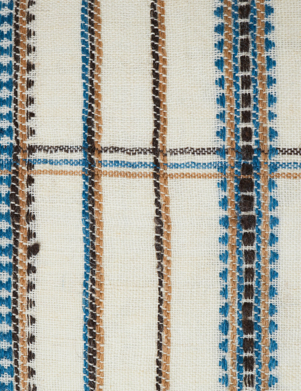 Kavi Throw Pillow | Hand Loomed Desi Wool, Geometric Patterns