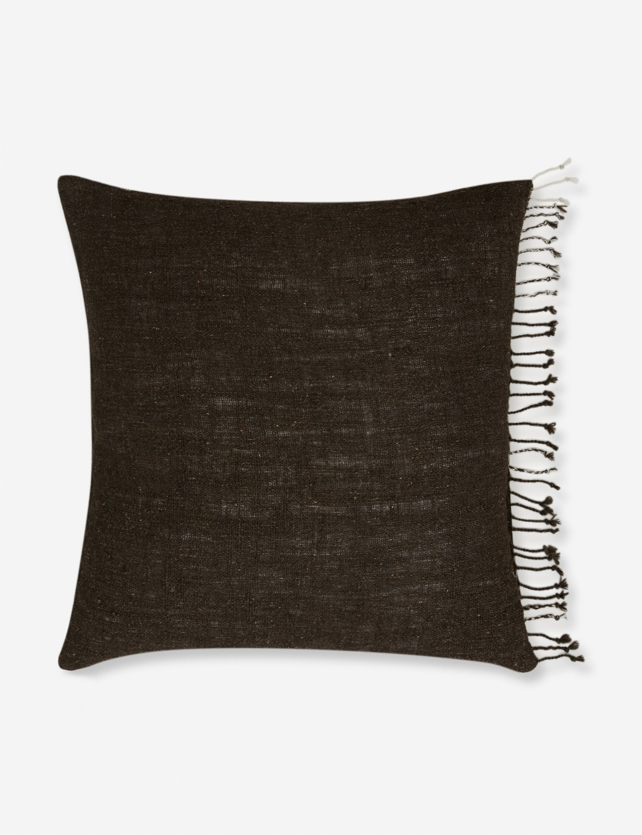 Kavi Throw Pillow | Hand Loomed Desi Wool, Geometric Patterns