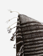 Kavi Throw Pillow | Hand Loomed Desi Wool, Geometric Patterns
