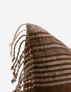 Kavi Throw Pillow | Hand Loomed Desi Wool, Geometric Patterns