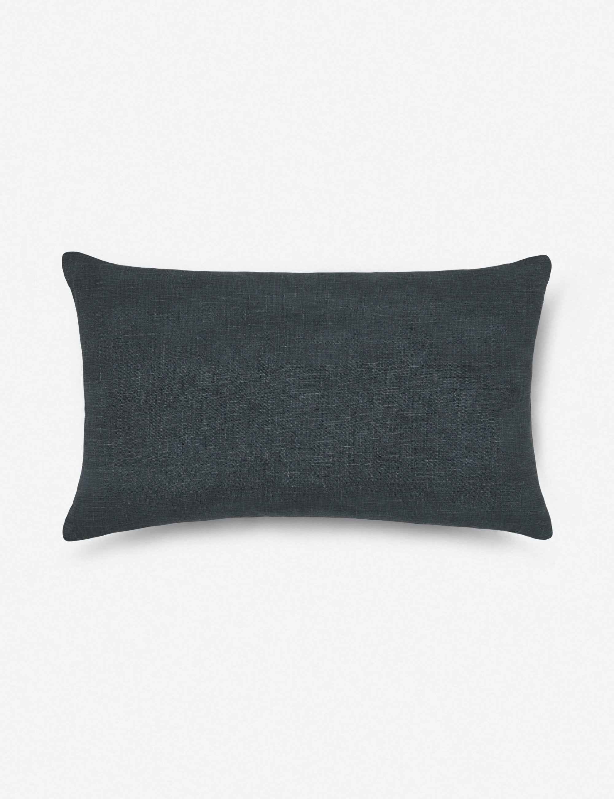 Kona Decorative Pillow | Soft Linen Weave, Geometric Pattern