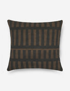 Kona Decorative Pillow | Soft Linen Weave, Geometric Pattern