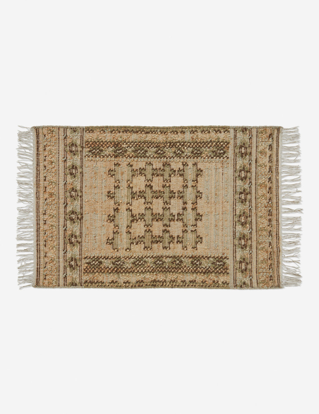 Kairo Flatweave Rug | Jute-Wool Blend, Durable Low Pile