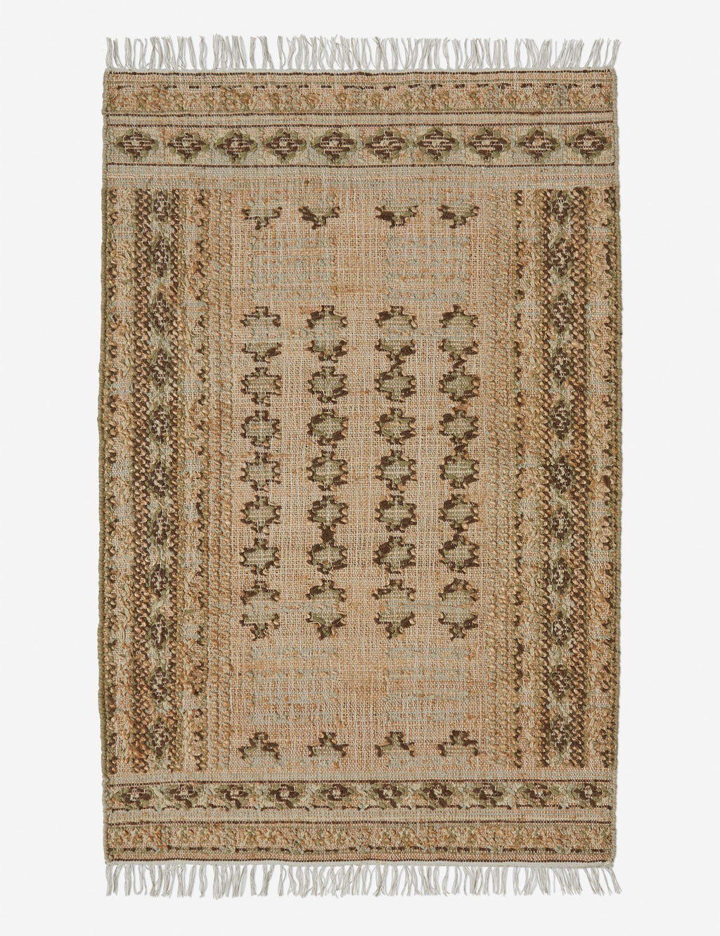 Kairo Flatweave Rug | Jute-Wool Blend, Durable Low Pile