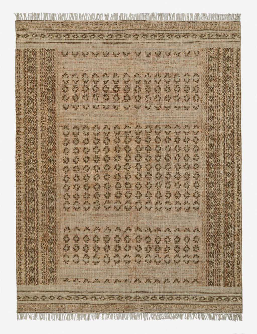 Kairo Flatweave Rug | Jute-Wool Blend, Durable Low Pile