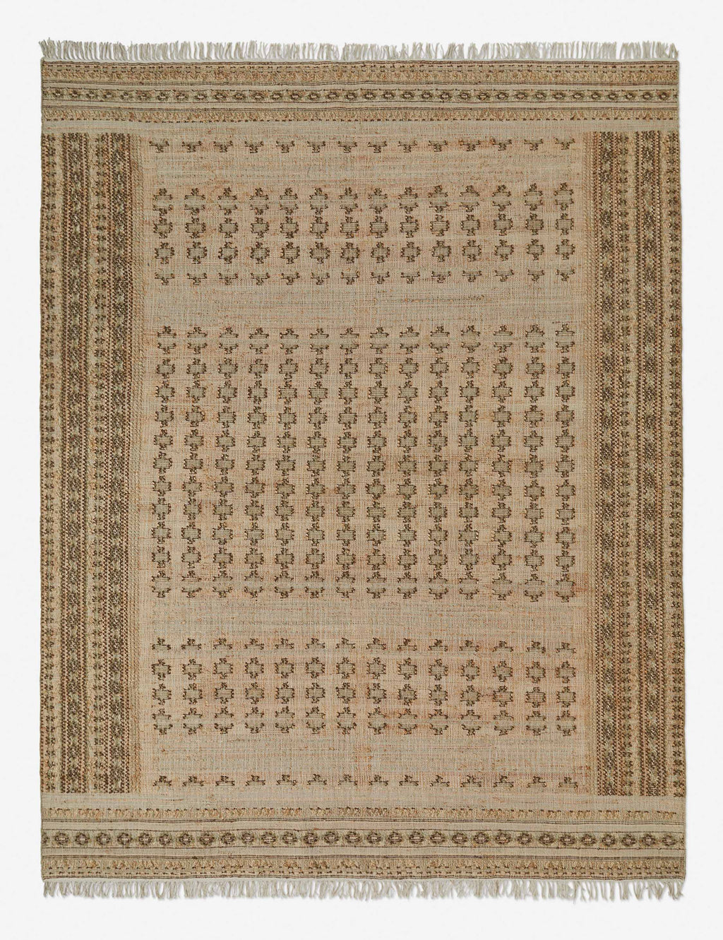 Kairo Flatweave Rug | Jute-Wool Blend, Durable Low Pile
