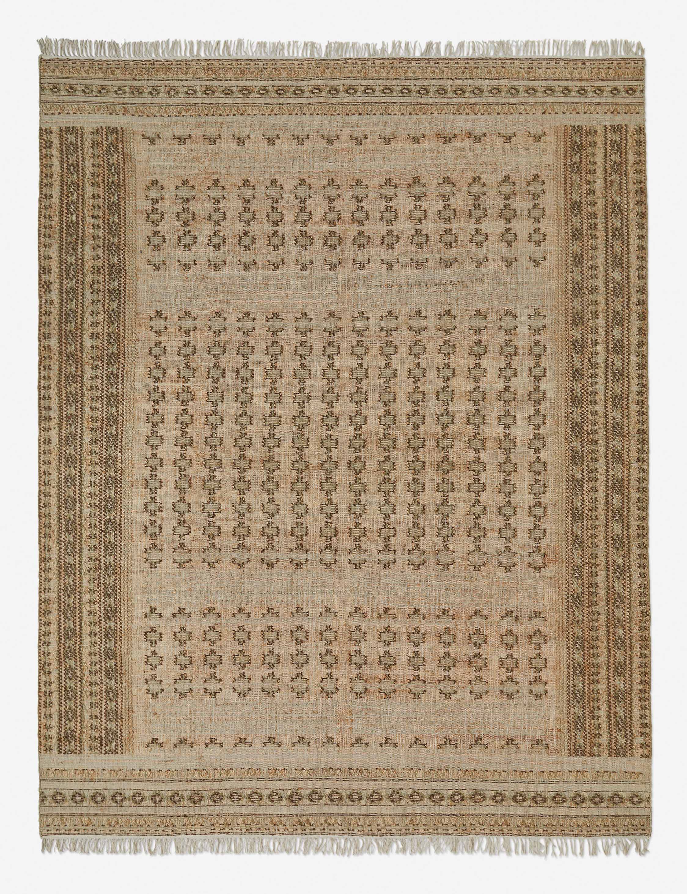 Kairo Flatweave Rug | Jute-Wool Blend, Durable Low Pile