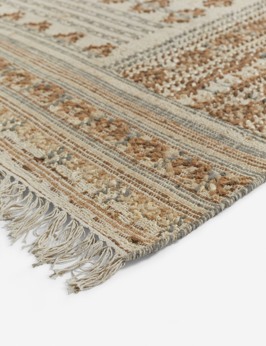 Kairo Flatweave Rug | Jute-Wool Blend, Durable Low Pile
