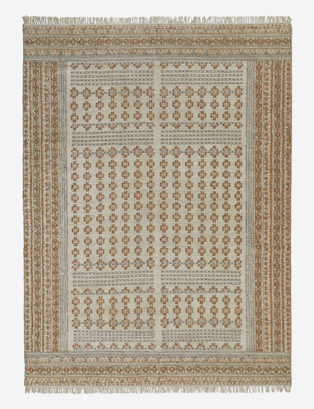 Kairo Flatweave Rug | Jute-Wool Blend, Durable Low Pile