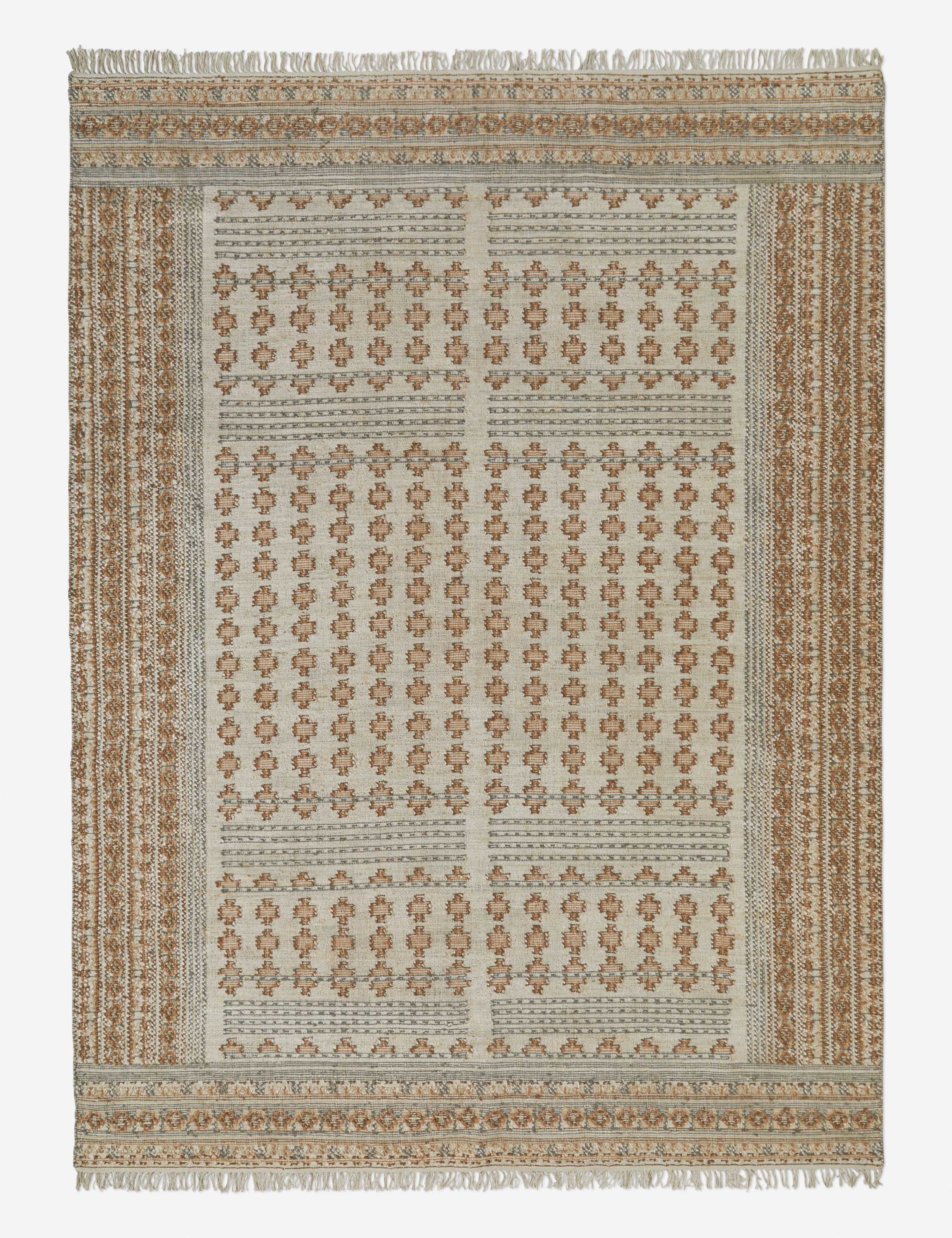 Kairo Flatweave Rug | Jute-Wool Blend, Durable Low Pile