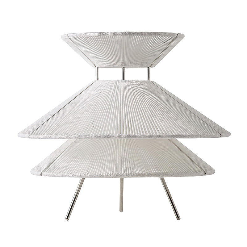 Woven Cotton Thread Dome Table Lamp
