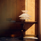 Woven Cotton Thread Dome Table Lamp