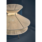 Woven Cotton Thread Dome Table Lamp
