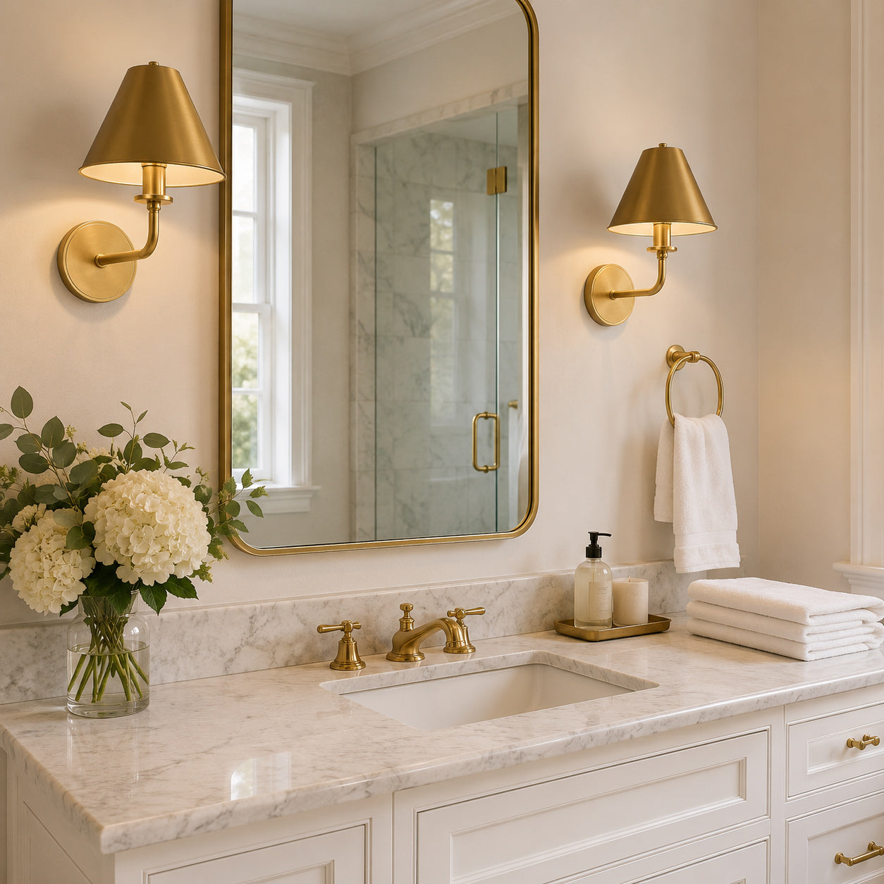 Gooseneck Cone Wall Sconce