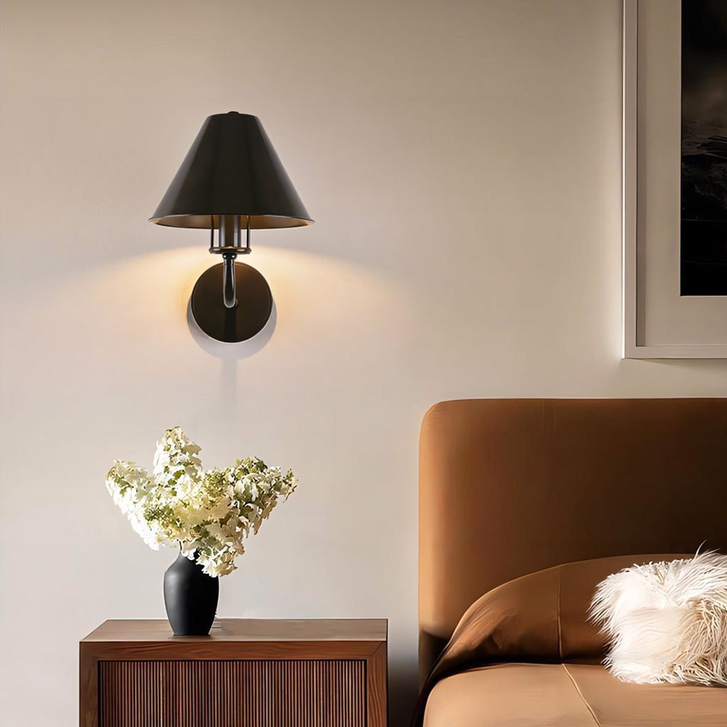 Gooseneck Cone Wall Sconce