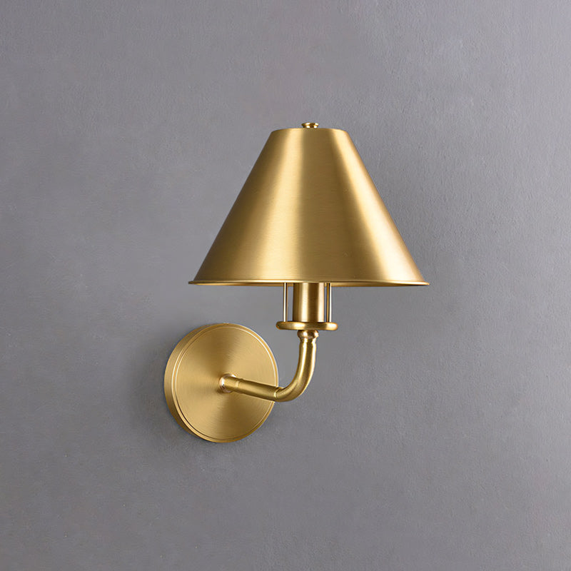 Gooseneck Cone Wall Sconce