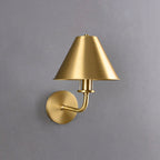 Gooseneck Cone Wall Sconce