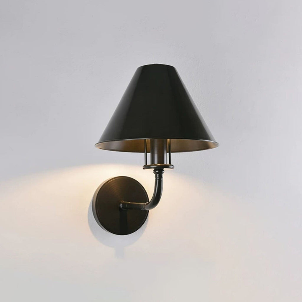 Gooseneck Cone Wall Sconce