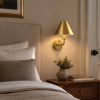 Gooseneck Cone Wall Sconce