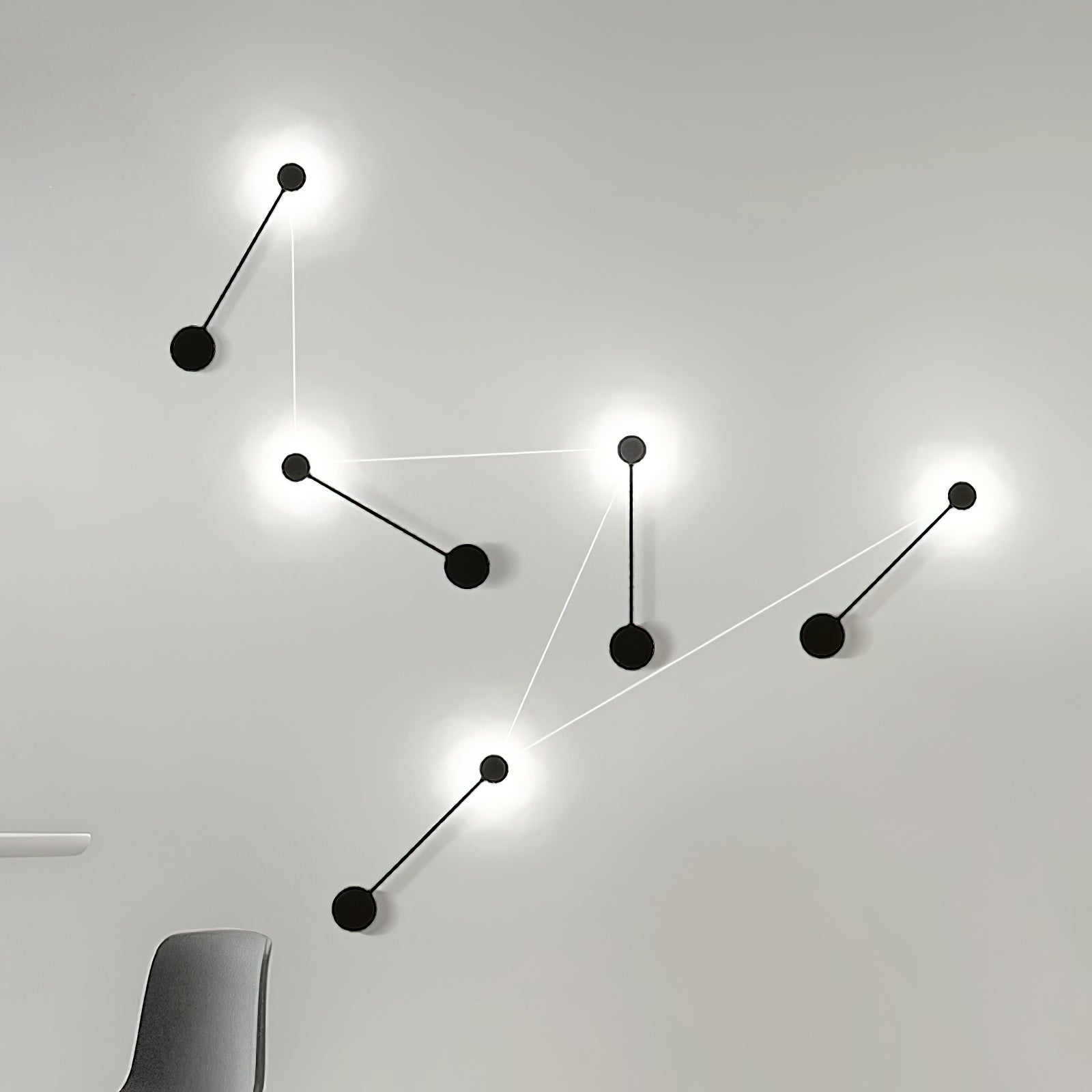 Linear LED Geometric Wall Lamp