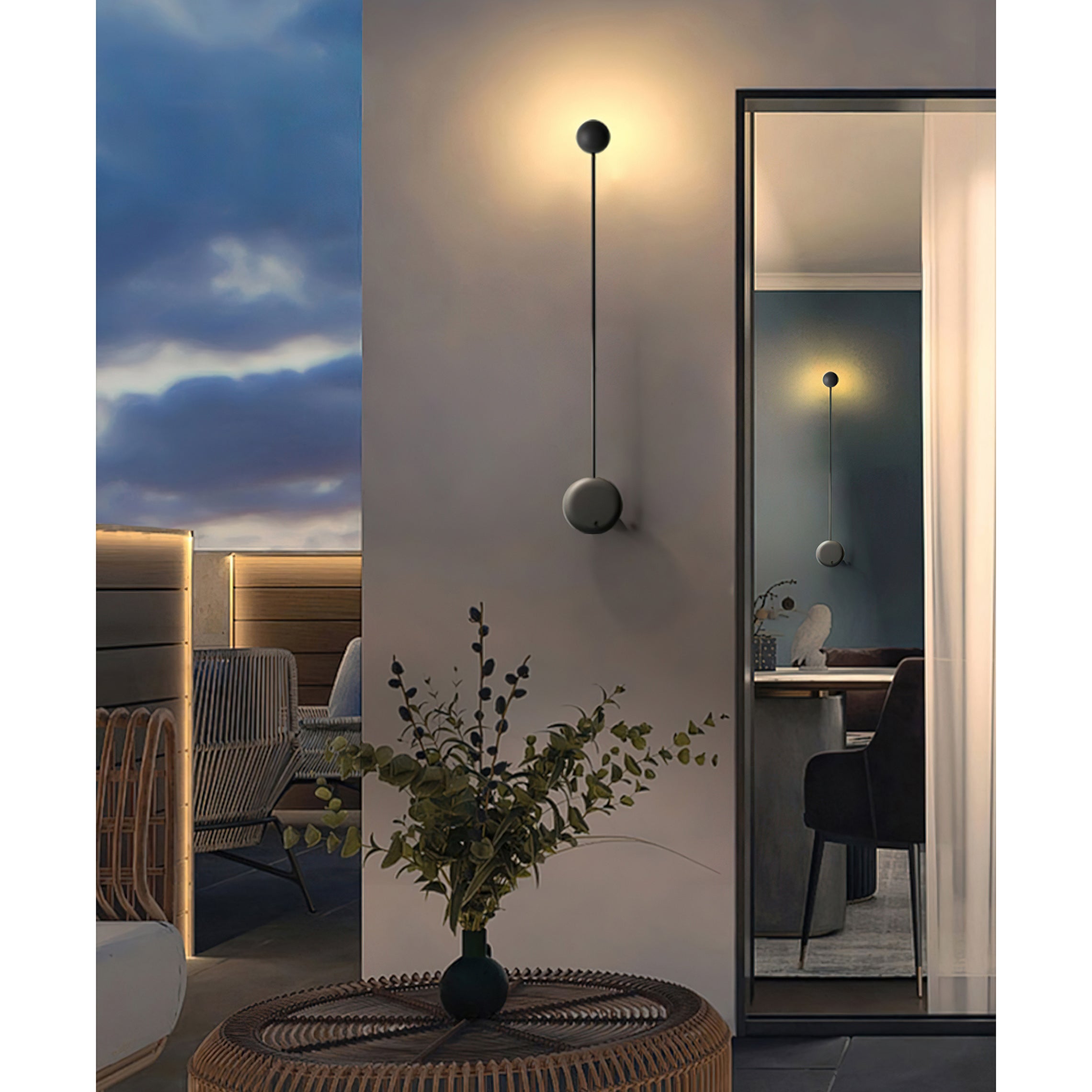 Linear LED Geometric Wall Lamp