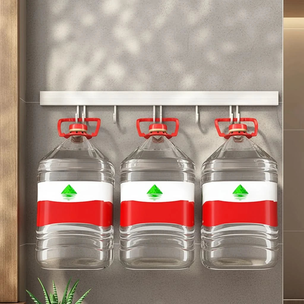 Kitchen Organizer Rack No Drill Metal Hanging Storage Rack