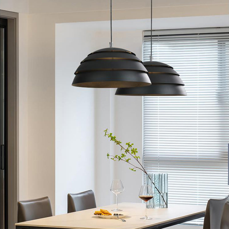 NordDome: Modern Pendant Light in Nordic Style with Aluminum Dome & LED – for Restaurants & Residential Kitchens