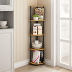 ClassicCorner: Wooden Corner Shelves – 5-tier, freestanding & decorative in classic style for bedrooms & living rooms