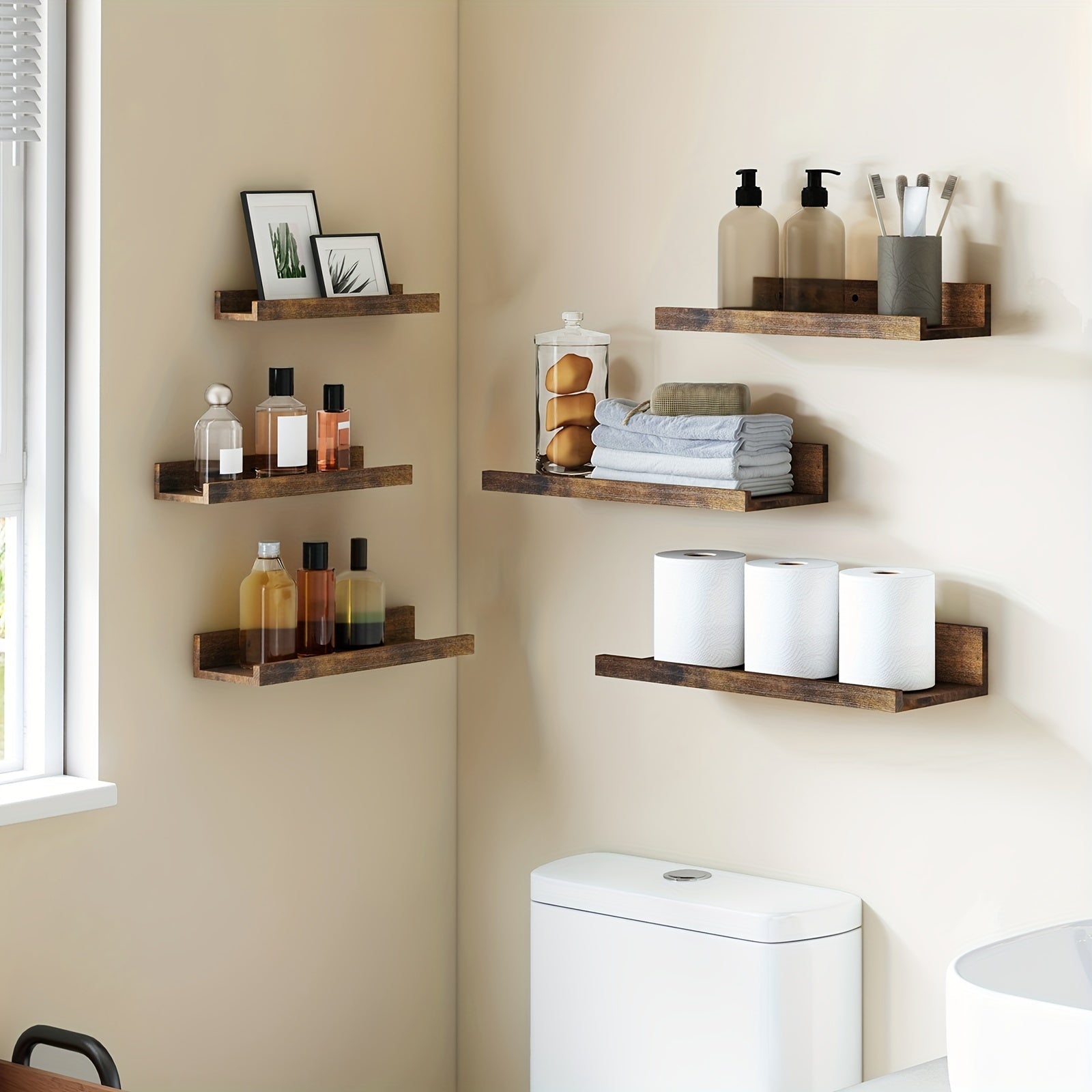 ClassicStep: Modern Wall Shelves – Durable, Low-Maintenance & Hanging in Various Sizes for Kitchen & Office
