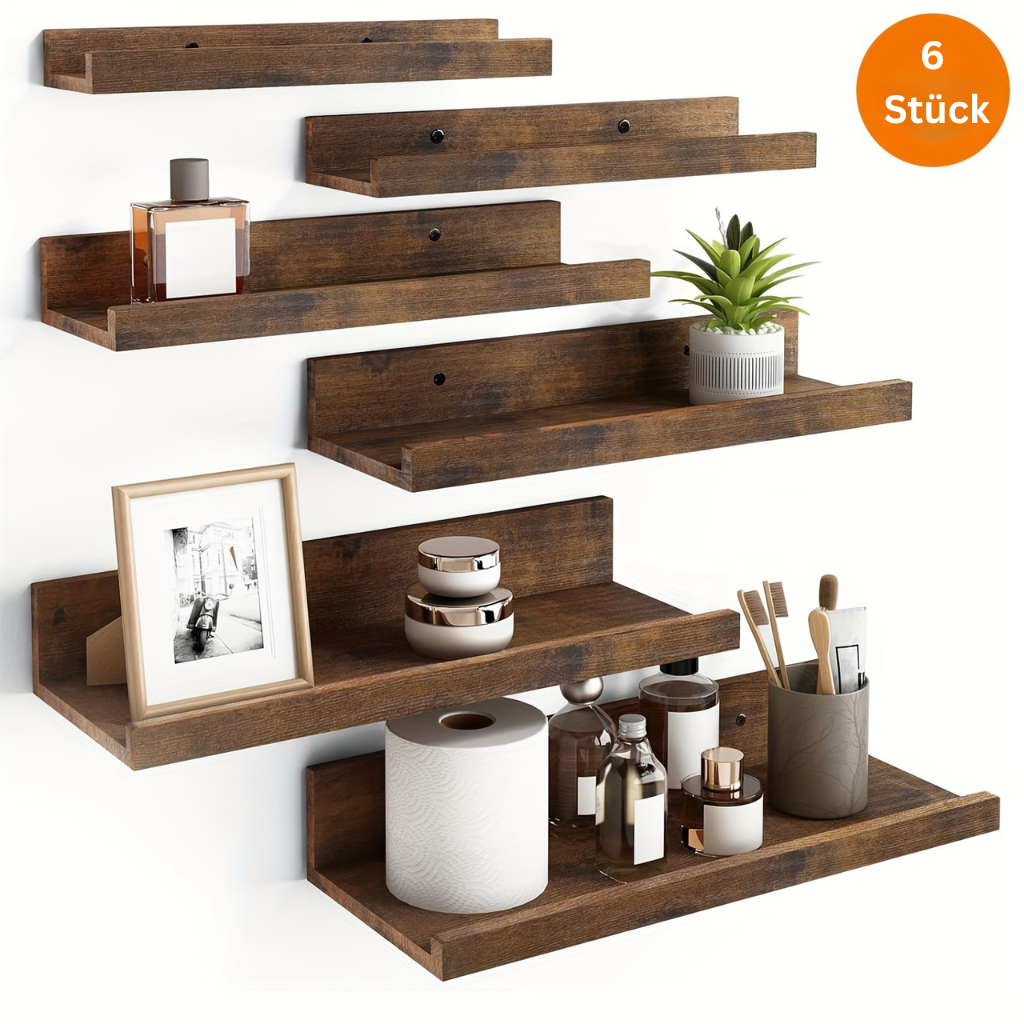 ClassicStep: Modern Wall Shelves – Durable, Low-Maintenance & Hanging in Various Sizes for Kitchen & Office