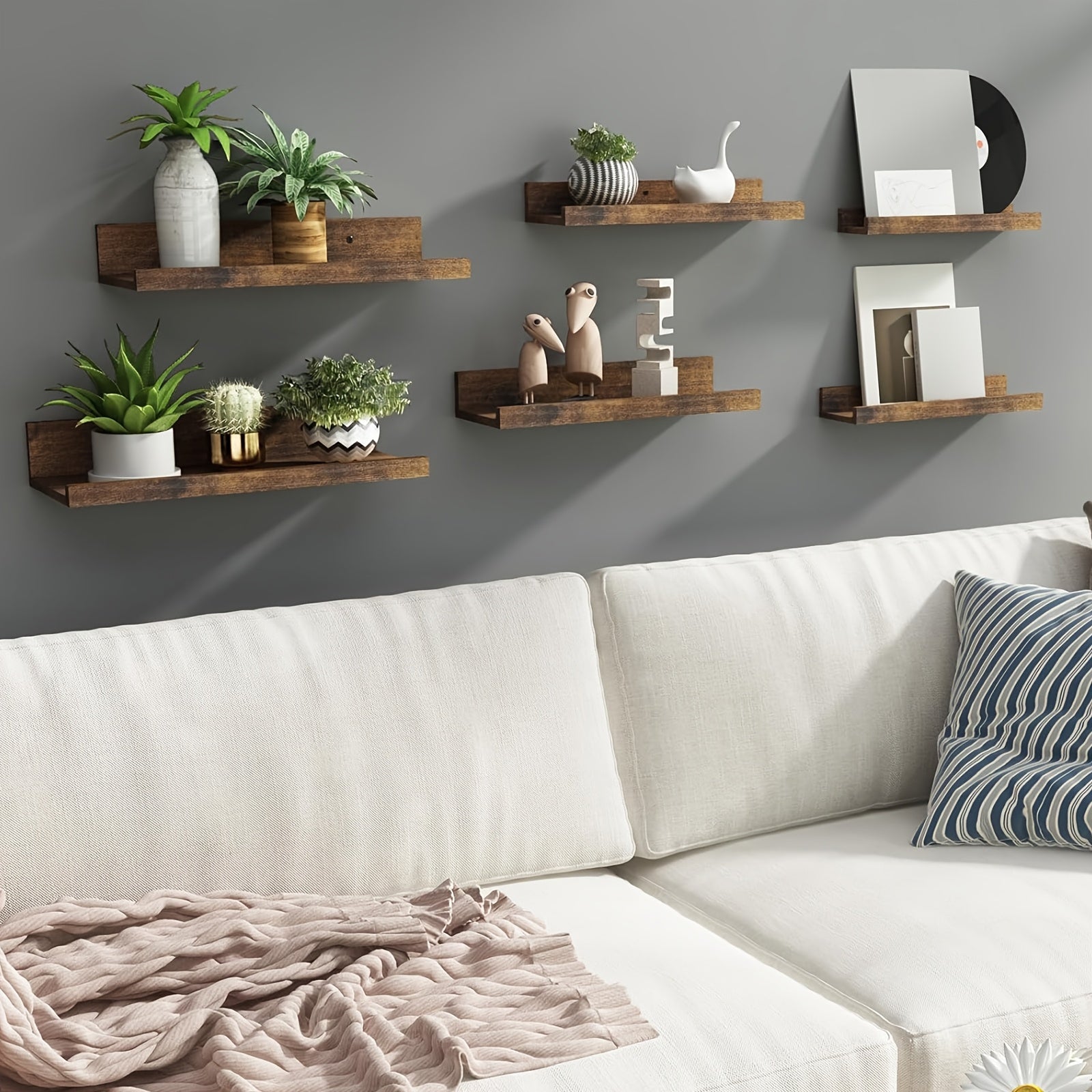 ClassicStep: Modern Wall Shelves – Durable, Low-Maintenance & Hanging in Various Sizes for Kitchen & Office