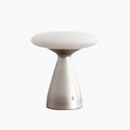 Cordless Metal & Glass Table Lamp (Rechargeable)